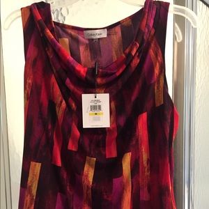Beautiful Calvin Klein Brand New multi color top